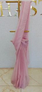CRUSH ORGANZA SAREE