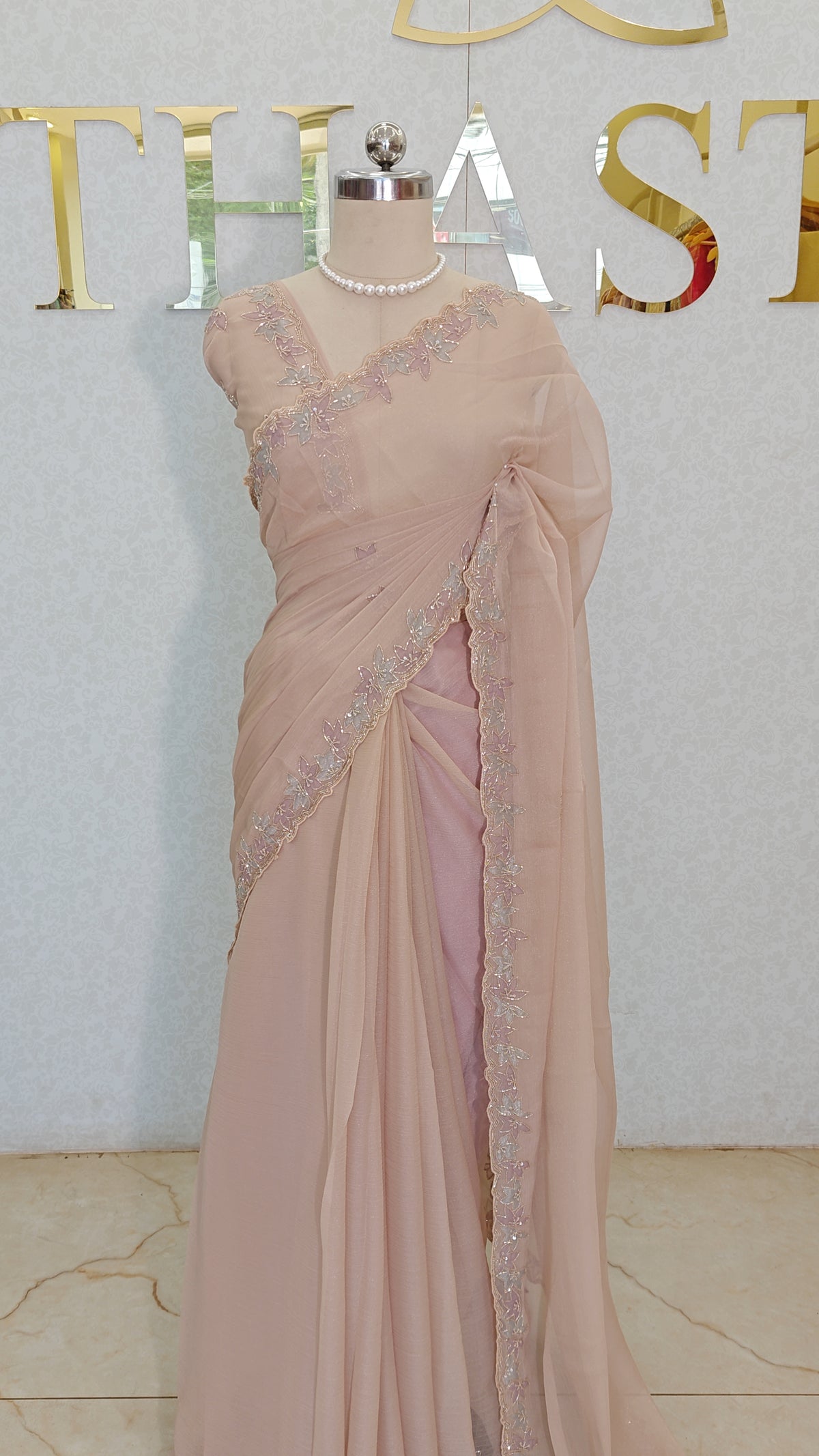 CRUSH ORGANZA SAREE