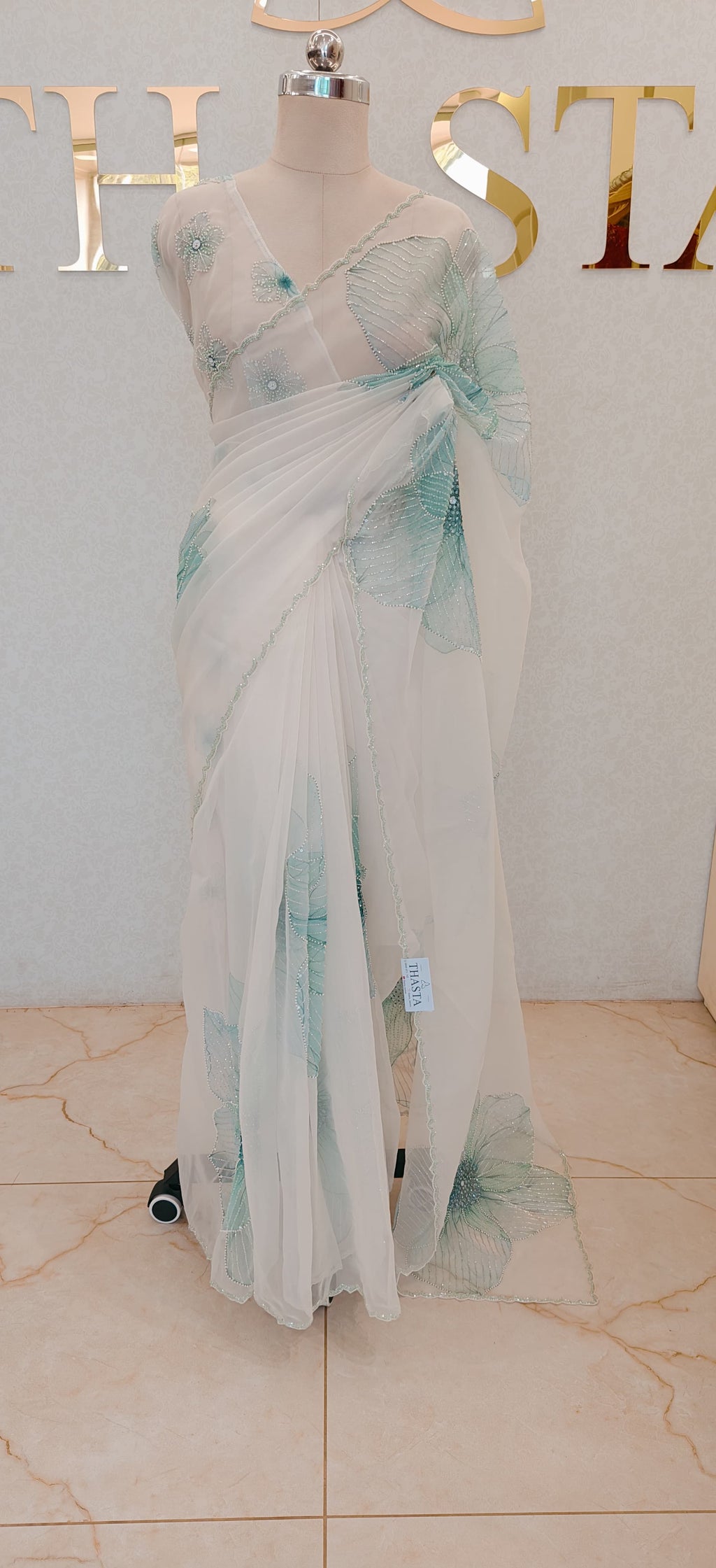 PURE ORGANZA SAREE