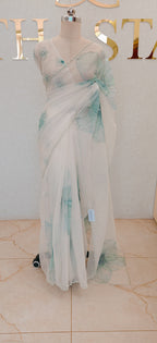 PURE ORGANZA SAREE