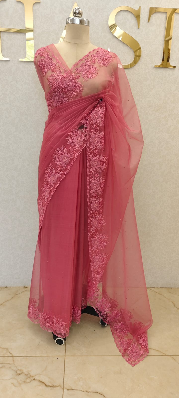 Organza saree