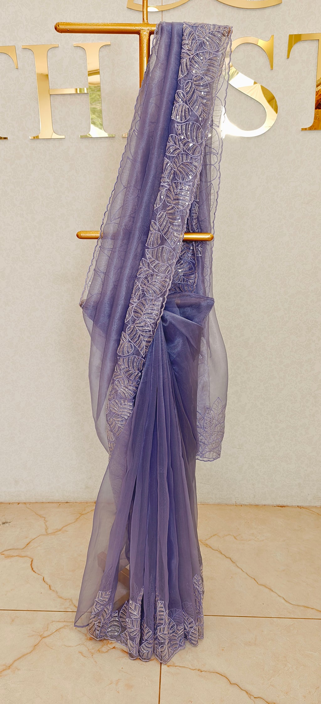 GLASS ORGANZA SAREE