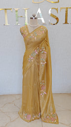 FLOWY ORGANZA TISSUE SAREE