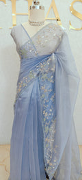 GLASS ORGANZA SAREE