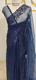 GLASS ORGANZA SAREE