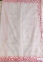 Net organza saree