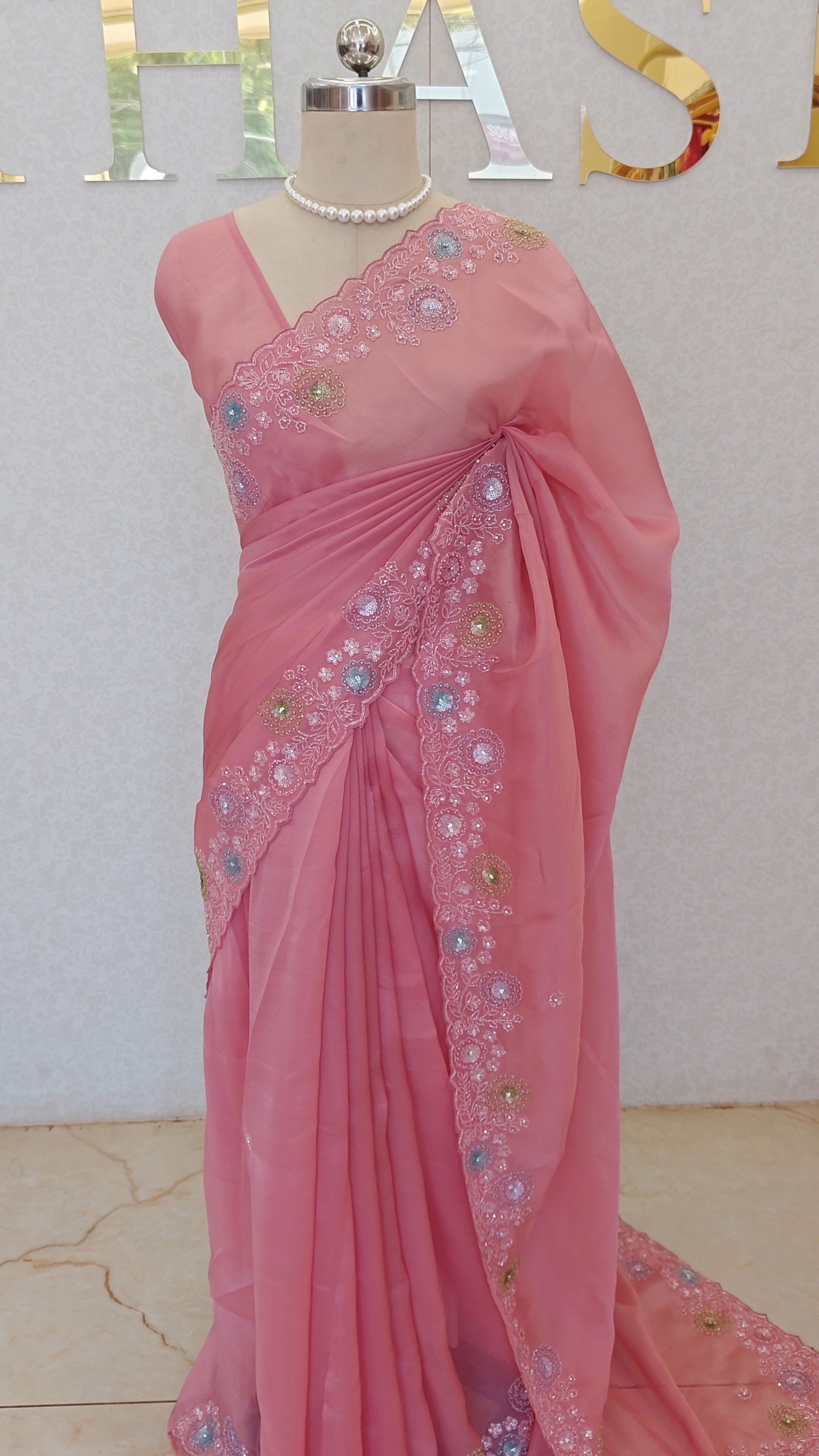 ORGANZA SAREE