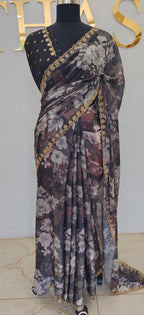SATIN SAREE