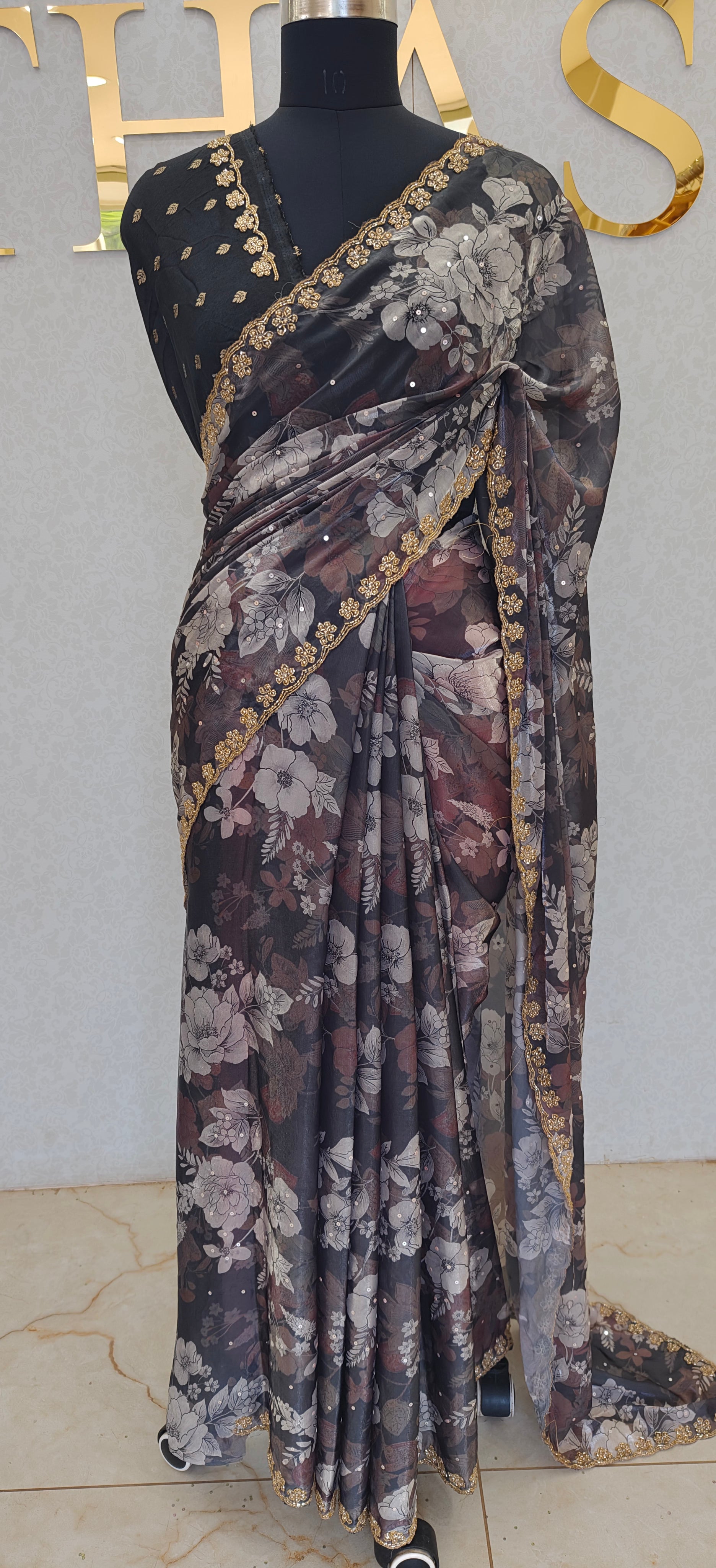 SATIN SAREE