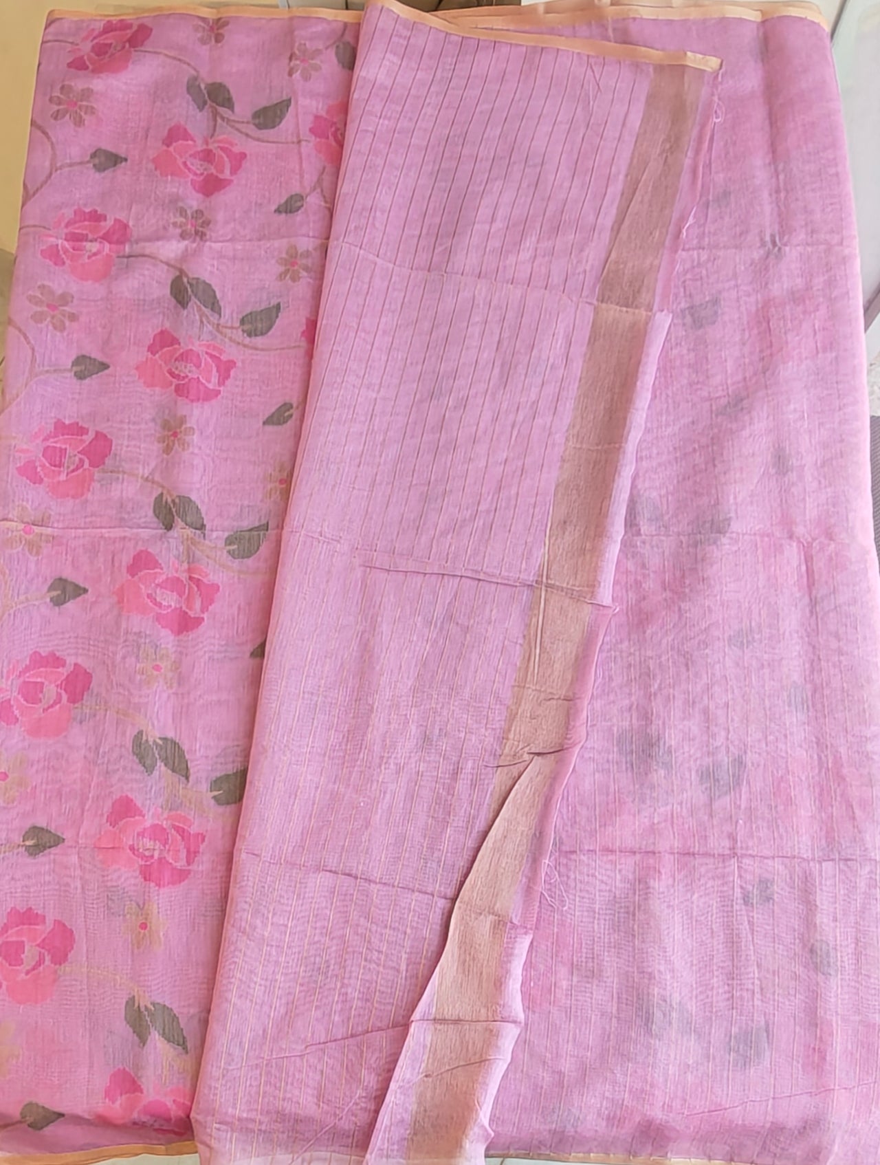 Jamdani cotton saree