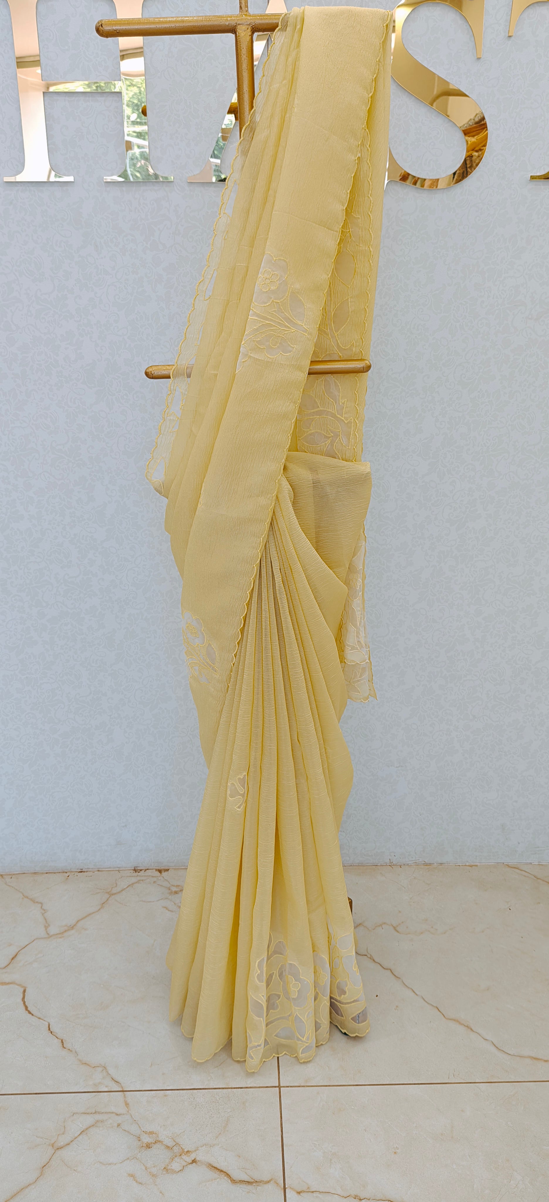 CRUSH ORGANZA SAREE