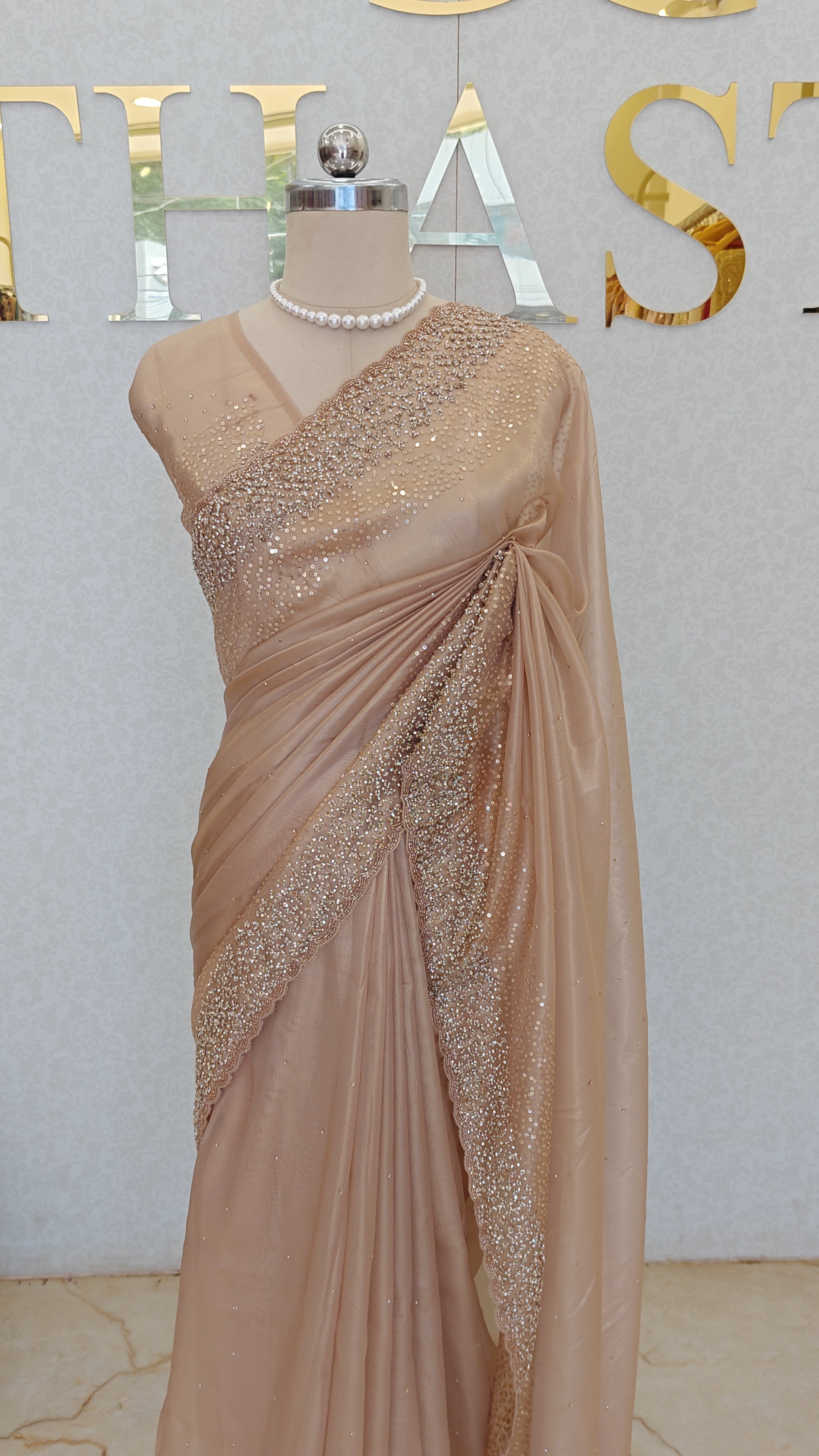 RAINA NET TISSUE SAREE