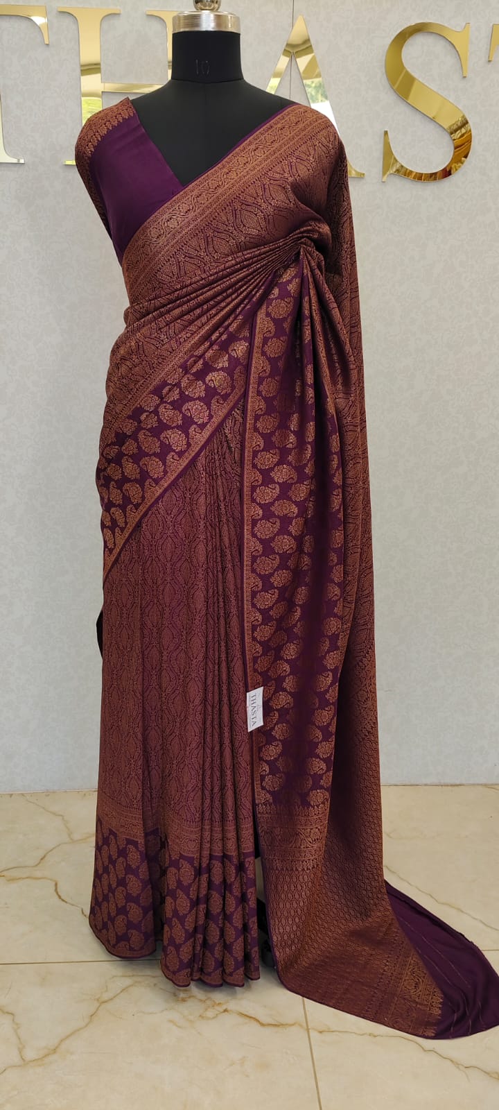 Mysore Crepe Silk Saree