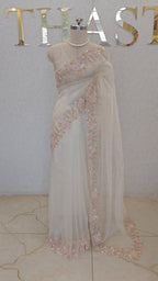 GLASS ORGANZA SAREE