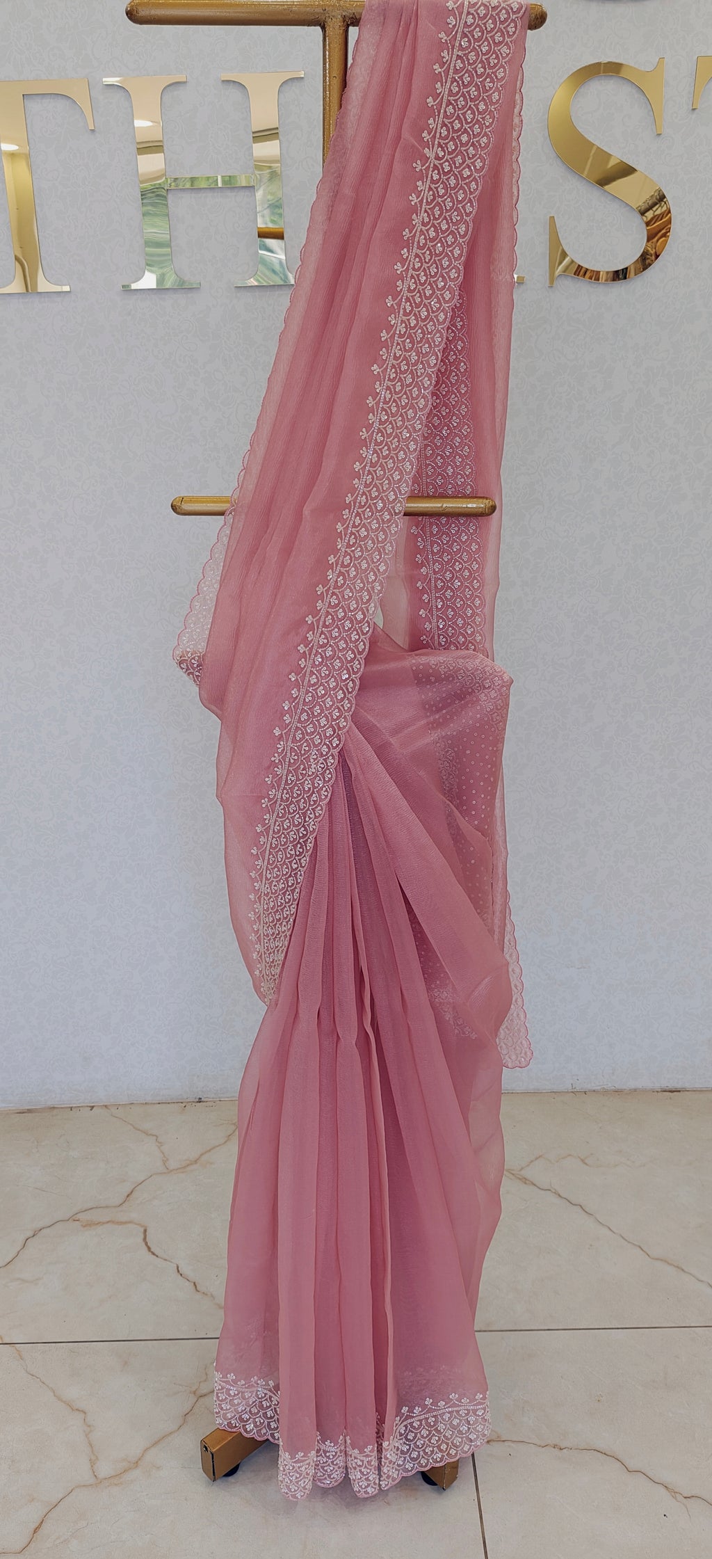 CRUSH ORGANZA SAREE