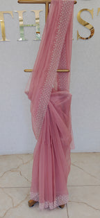 CRUSH ORGANZA SAREE