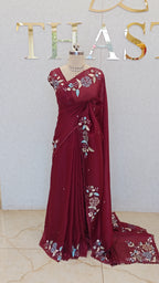 FLOWY ORGANZA TISSUE SAREE