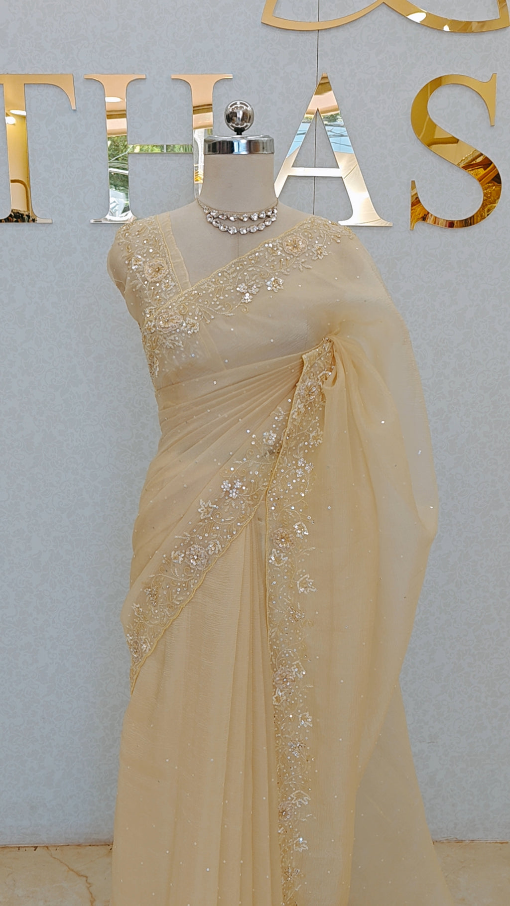 CRUSH ORGANZA SAREE