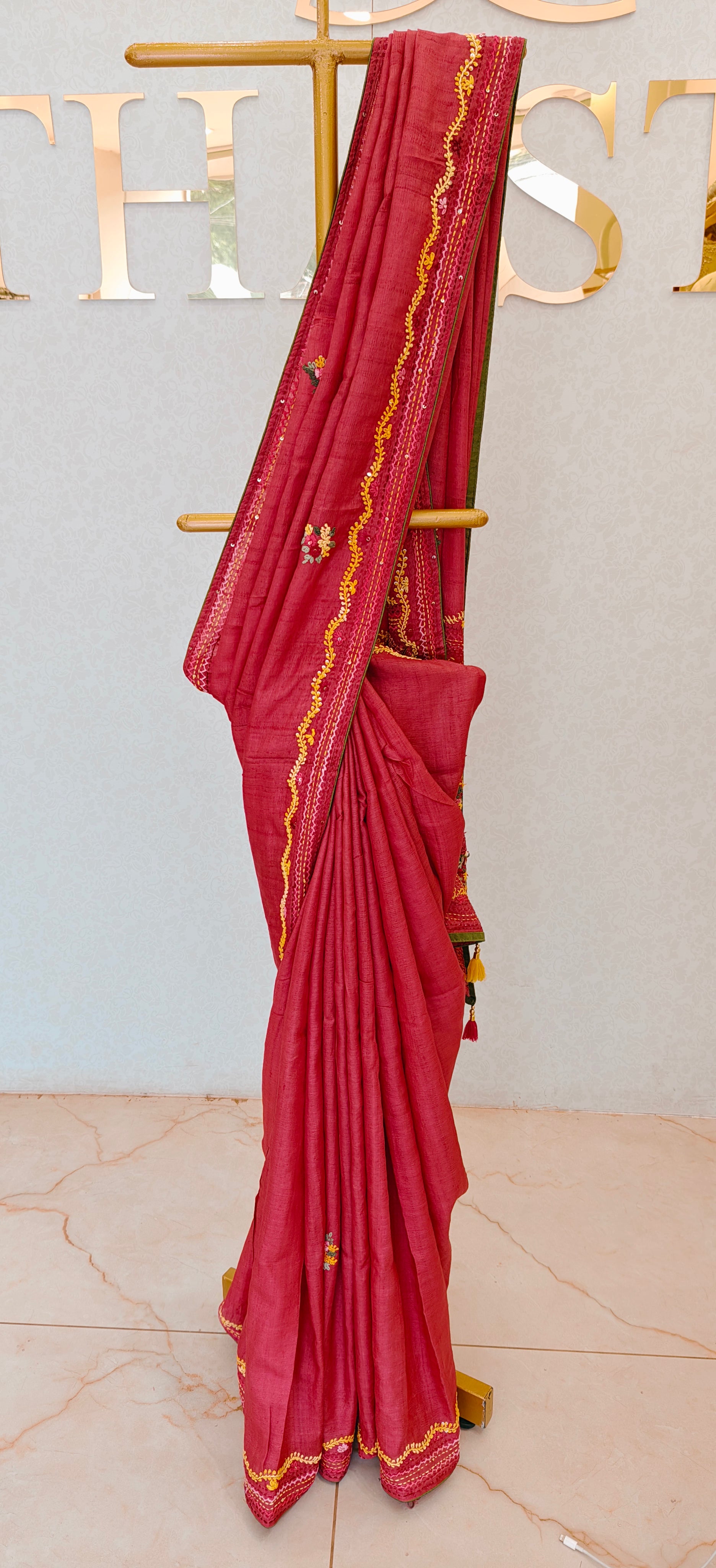 PURE TUSSAR SAREE