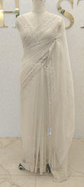 Crush Organza Saree