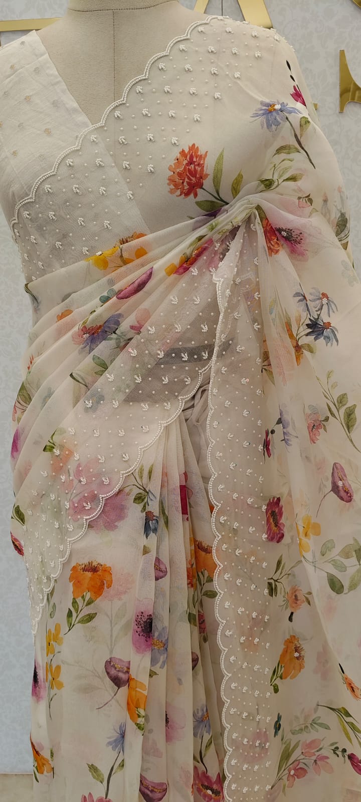 Pure Organza Saree