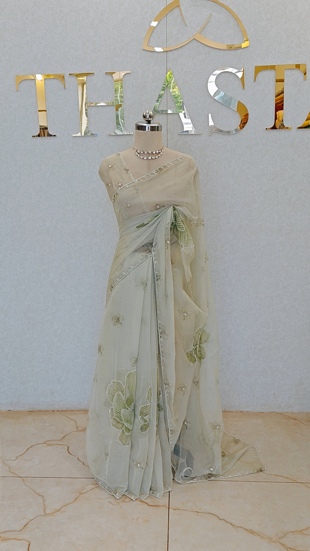 PURE ORGANZA SAREE