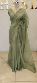 CRUSH ORGANZA SAREE