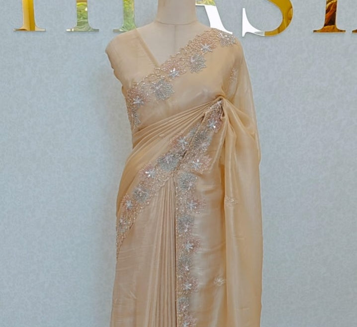 FLOWY ORGANZA SAREE