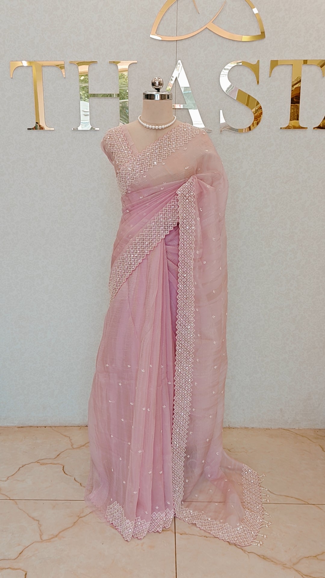 CRUSH ORGANZA SAREE