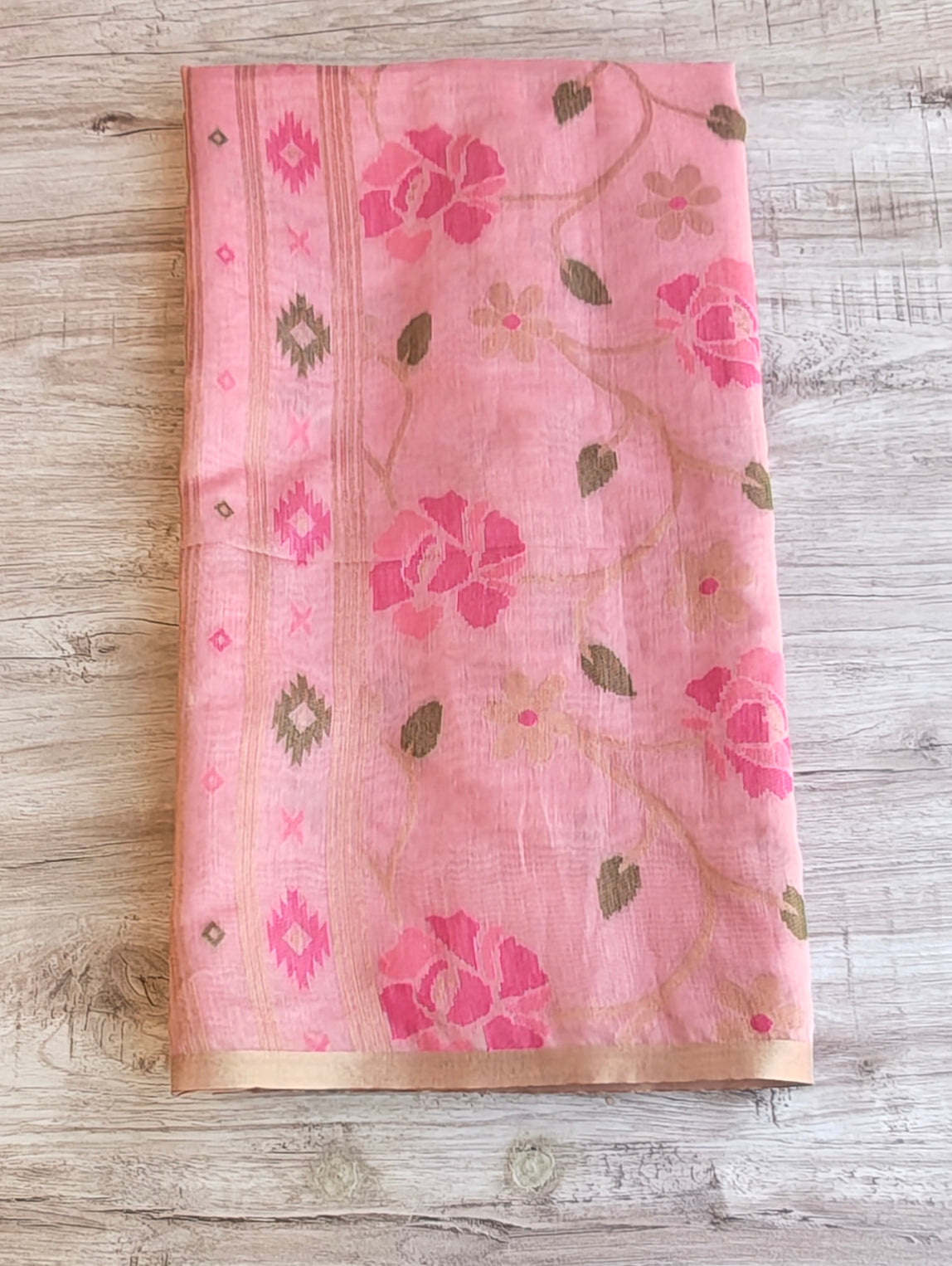 Jamdani cotton saree
