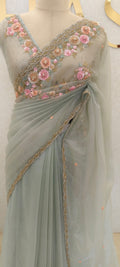 Tissue Net Saree