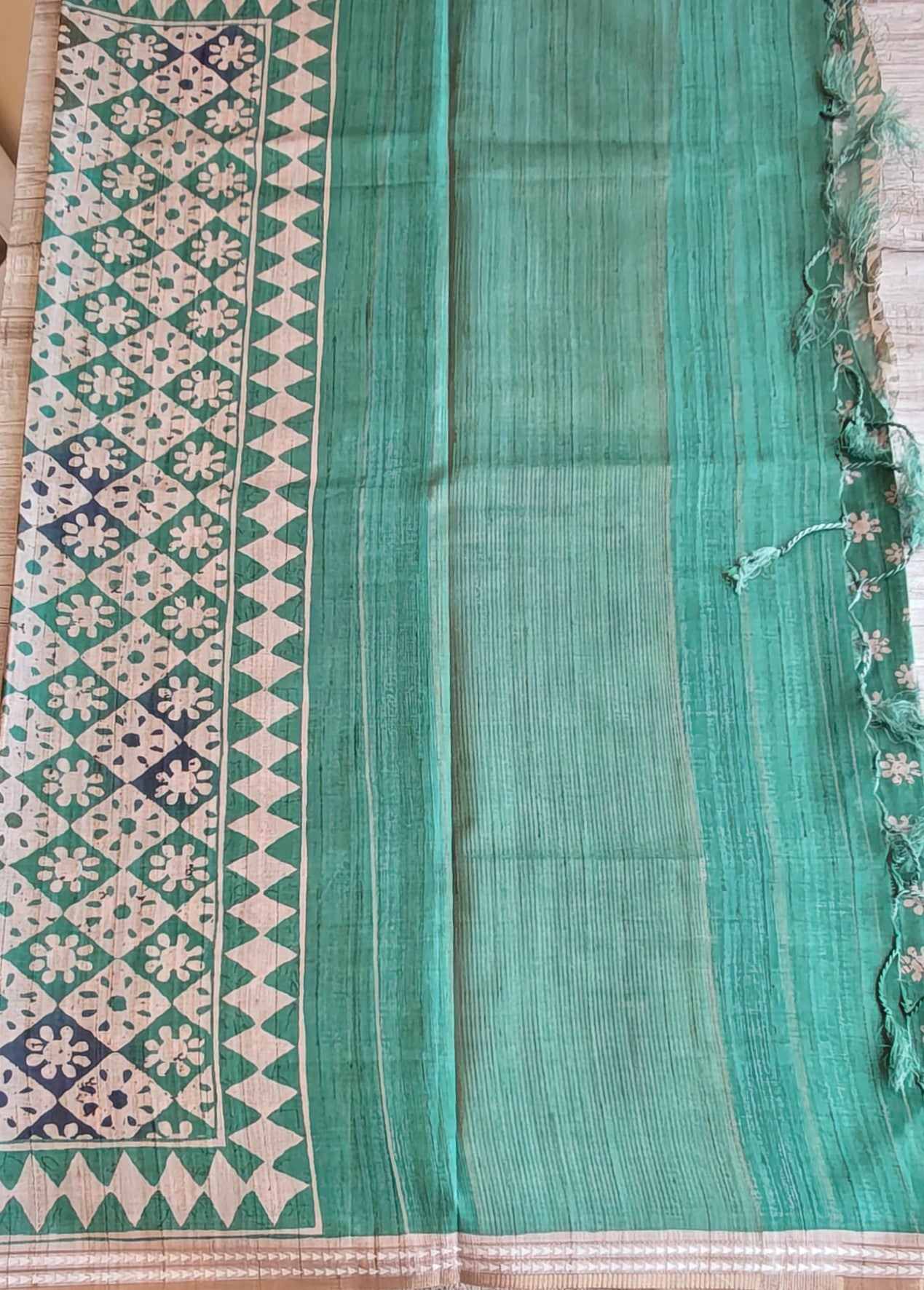 Semi tussar saree