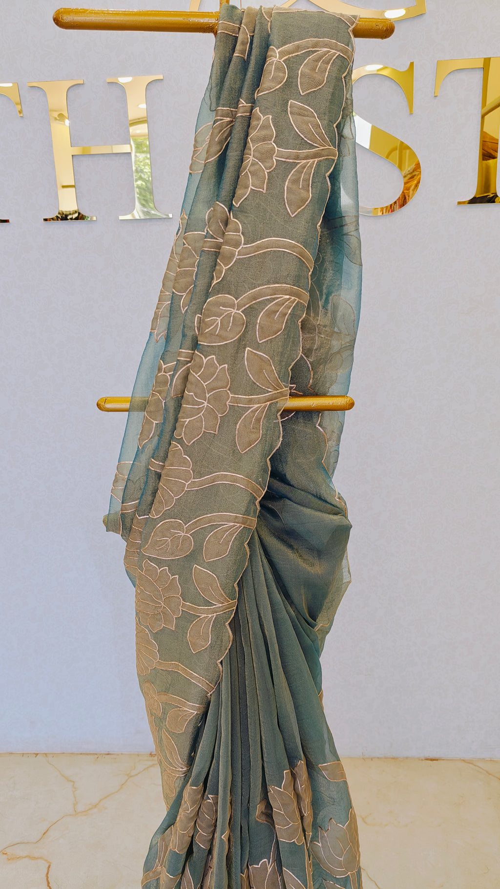 TISSUE ORGANZA SAREE
