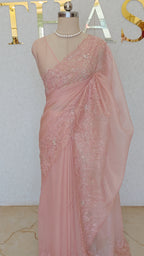 CRUSH ORGANZA SAREE