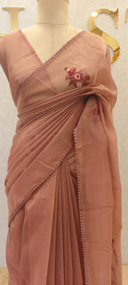 Chanderi tissue saree