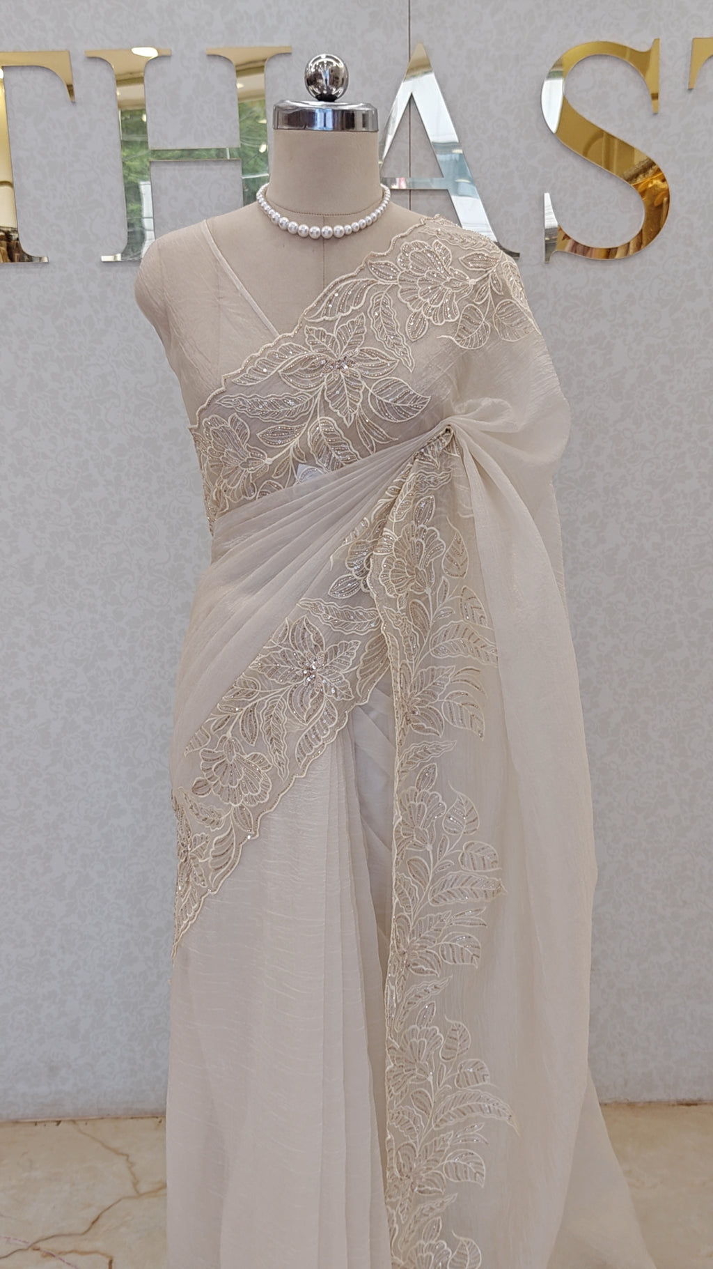 CRUSH ORGANZA SAREE