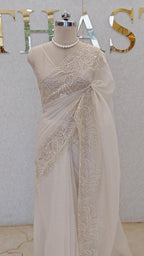 CRUSH ORGANZA SAREE