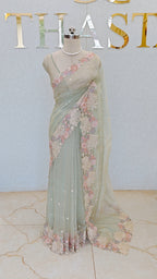 FLOWY ORGANZA SAREE