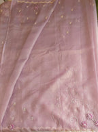 Crush Organza saree