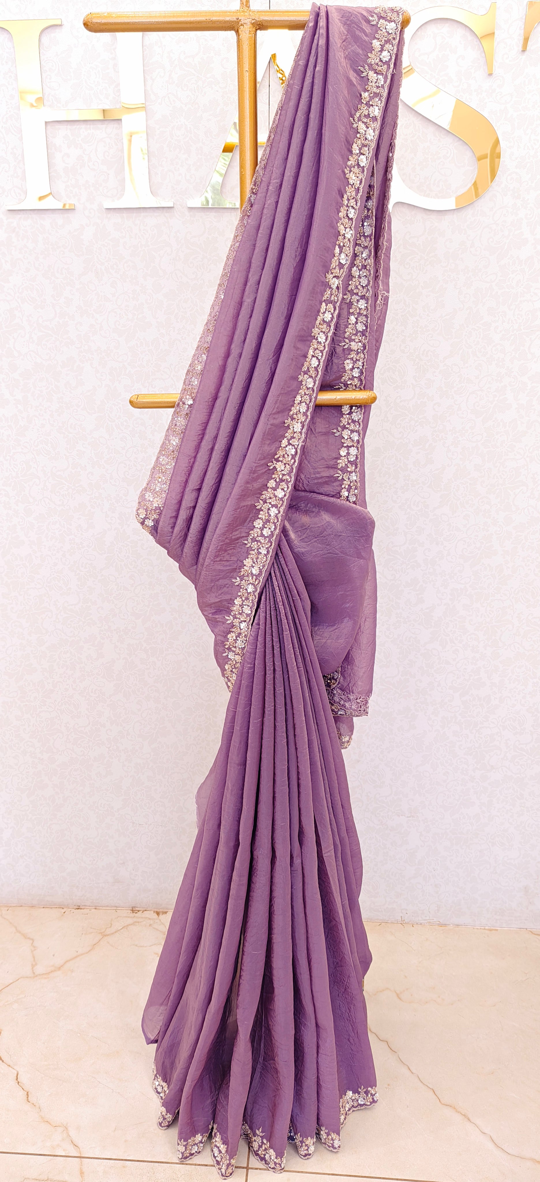 SOFT ORGANZA SAREE