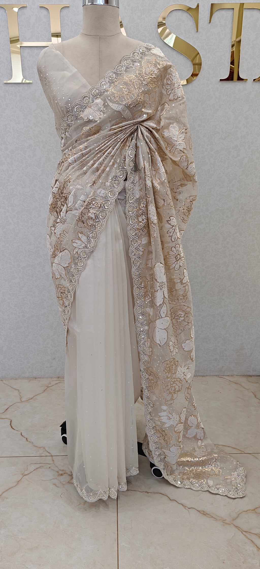 Pure Turkish Organza Saree