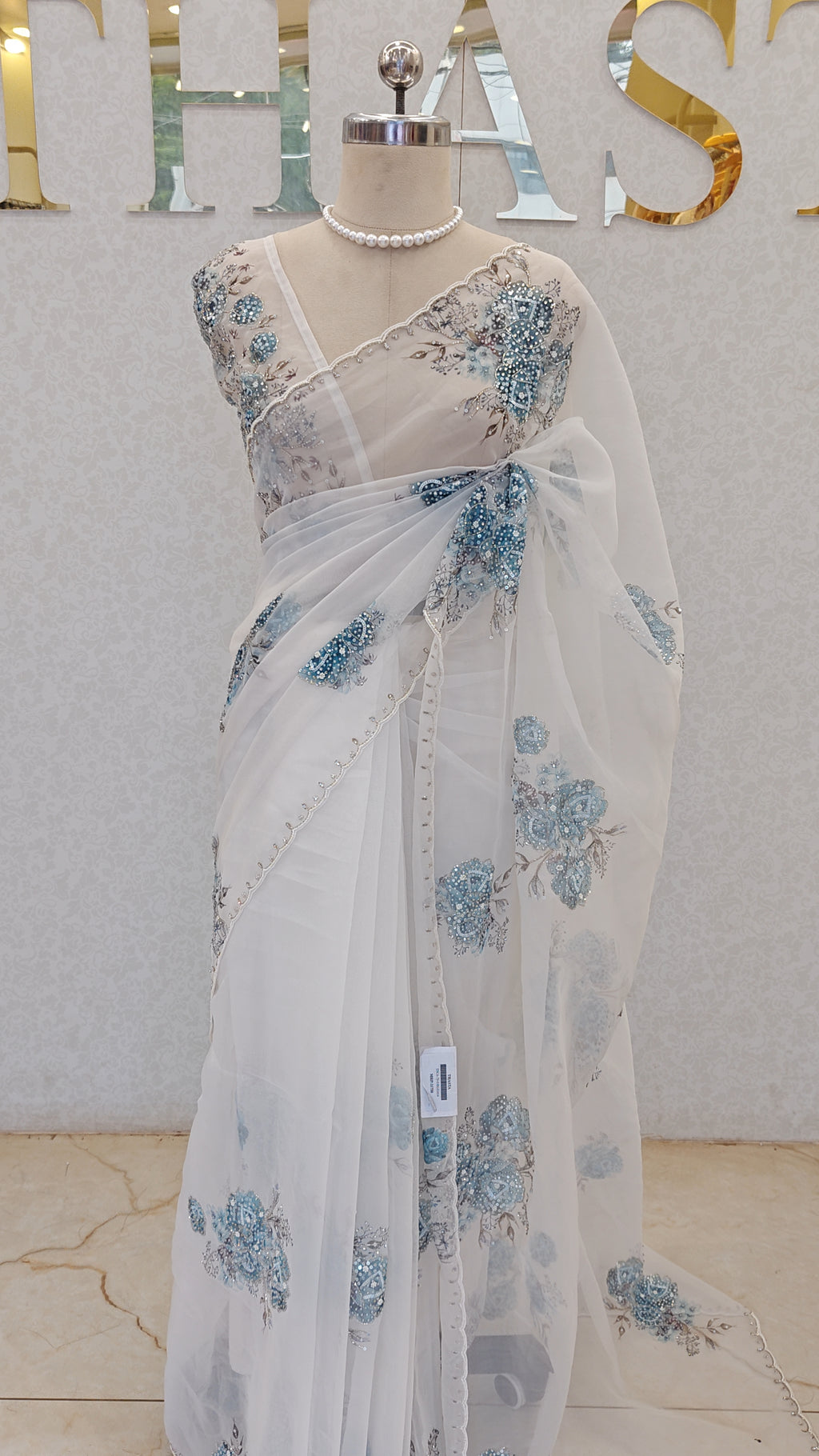PURE ORGANZA SAREE