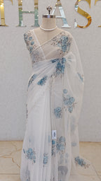 PURE ORGANZA SAREE
