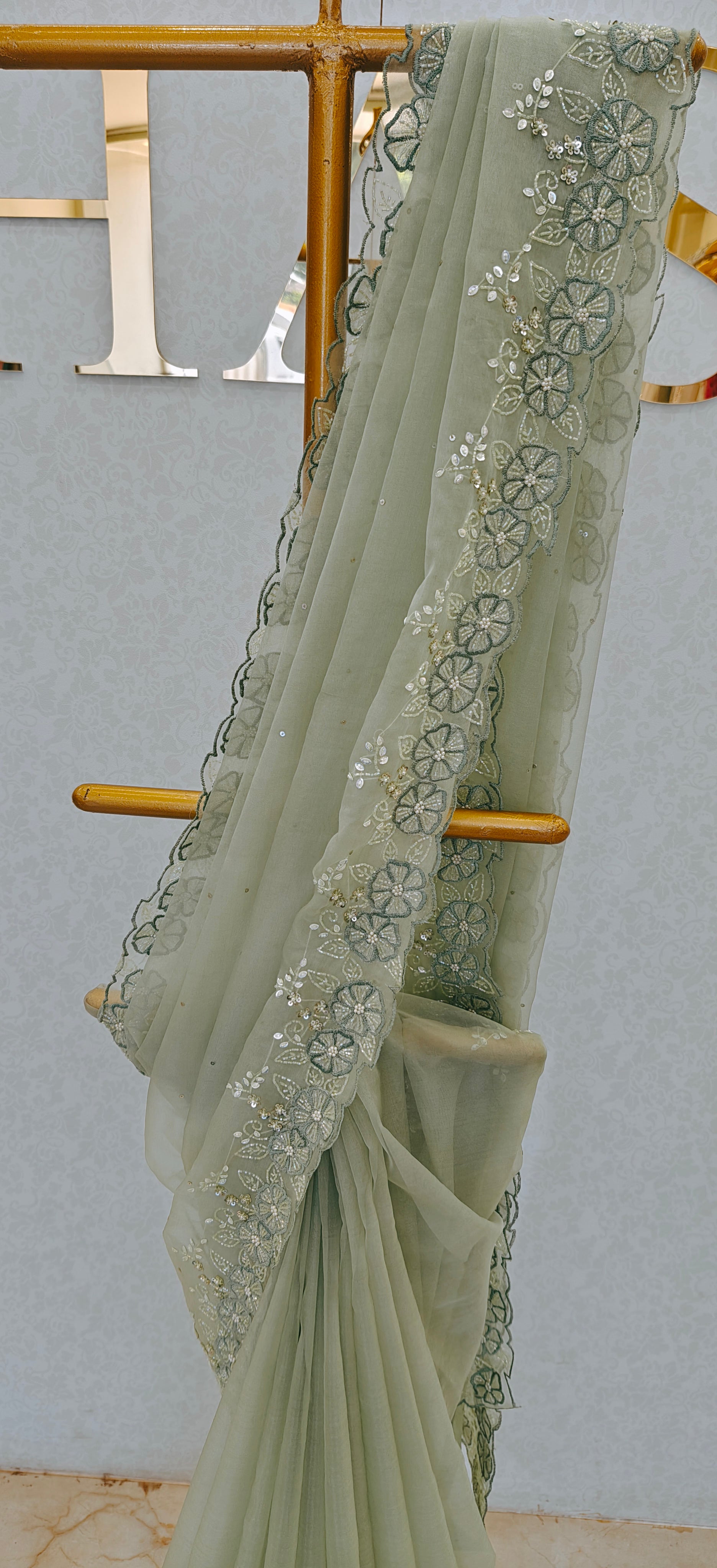 Organza saree