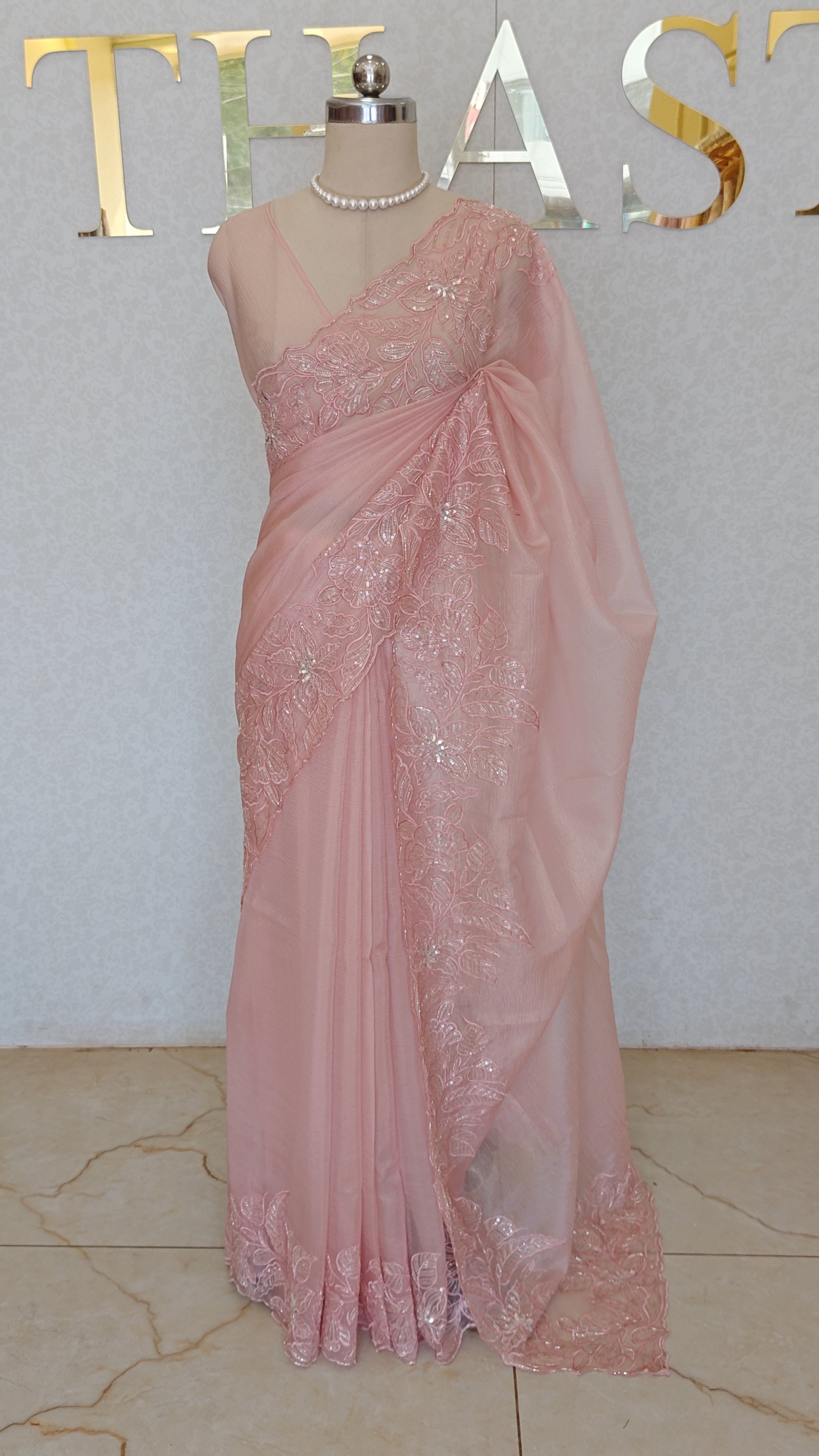 CRUSH ORGANZA SAREE