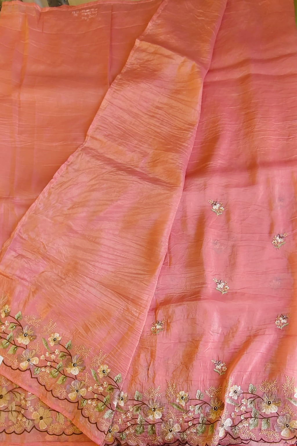 Organza saree