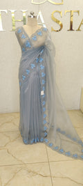 GLASS ORGANZA SAREE