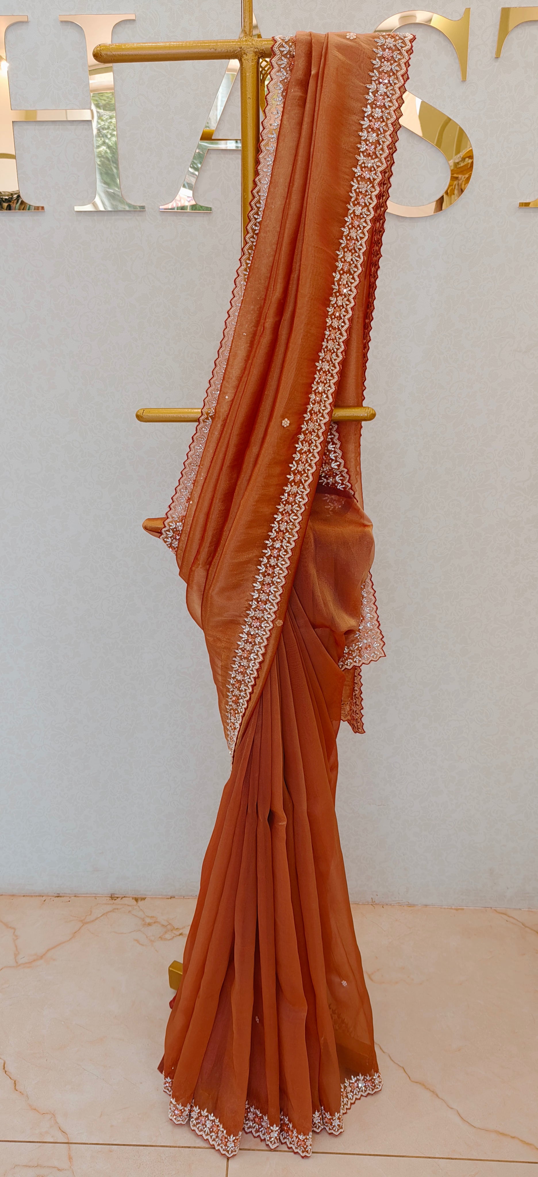 TISSUE SAREE