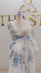 PURE ORGANZA SAREE