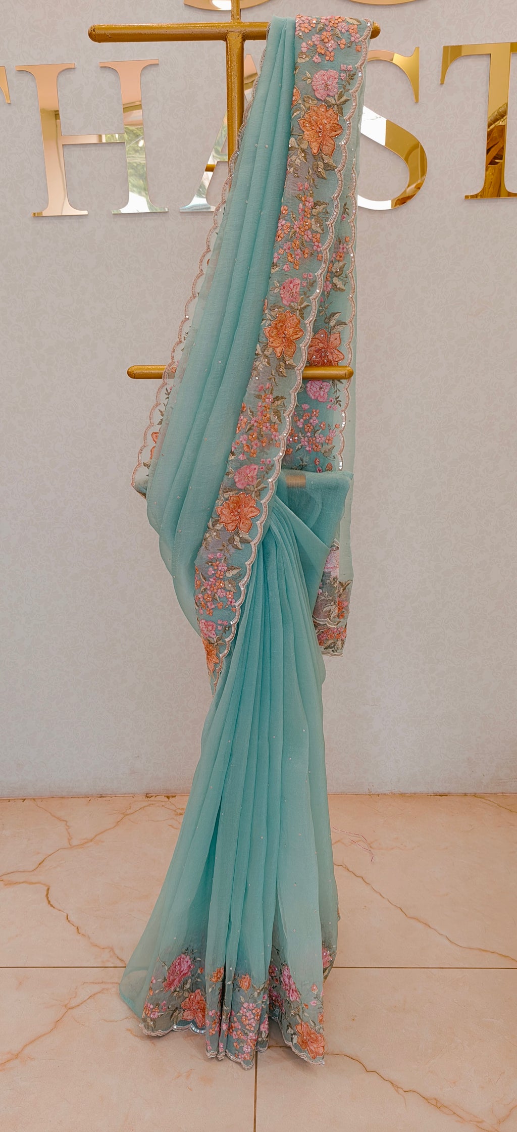 Organza saree